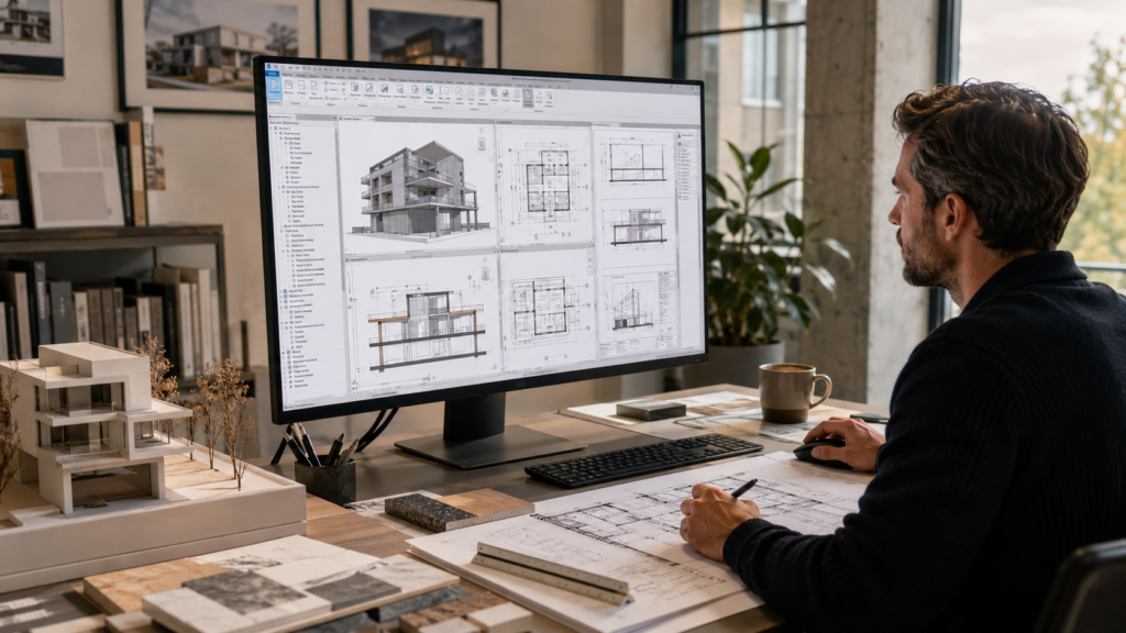 Revit pour les architectes : plans, coupes et mise en page